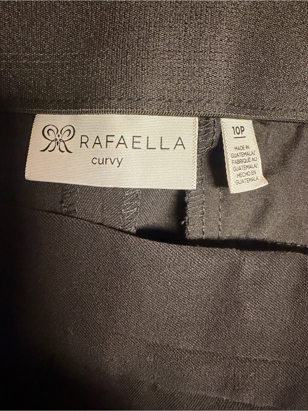 Rafaella Black Straight-Leg Work Trousers - Picture 5 of 6